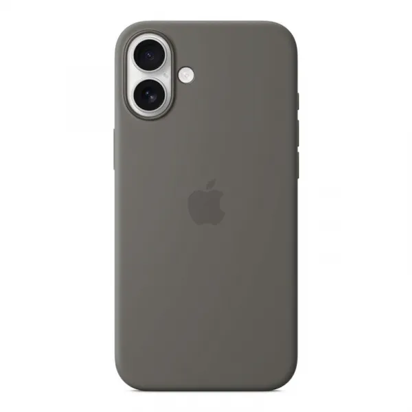 Apple iPhone 16 Plus Silicone Case with MagSafe - Stone Gray MYYC3ZM/A