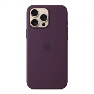 Apple iPhone 16 Pro Max Silicone Case with MagSafe - Plum MYYW3ZM/A