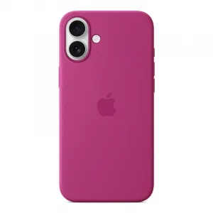 Apple iPhone 16 Plus Silicone Case with MagSafe - Fuchsia MYYE3ZM/A