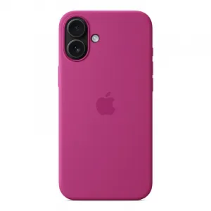 Apple iPhone 16 Plus Silicone Case with MagSafe - Fuchsia MYYE3ZM/A
