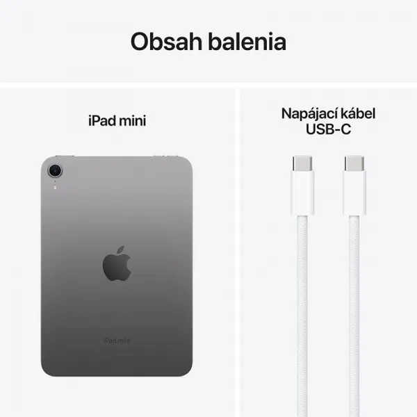 Apple iPad mini Wi-Fi 256GB Kozmický sivý (2024) MXNA3HC/A