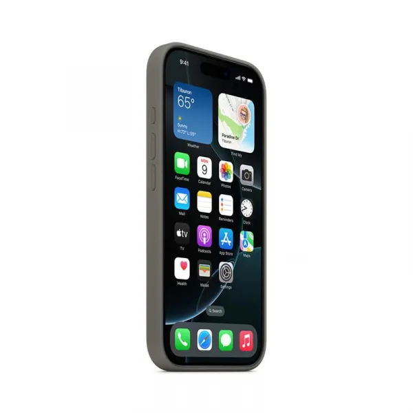 Apple iPhone 16 Pro Silicone Case with MagSafe - Stone Gray MYYL3ZM/A
