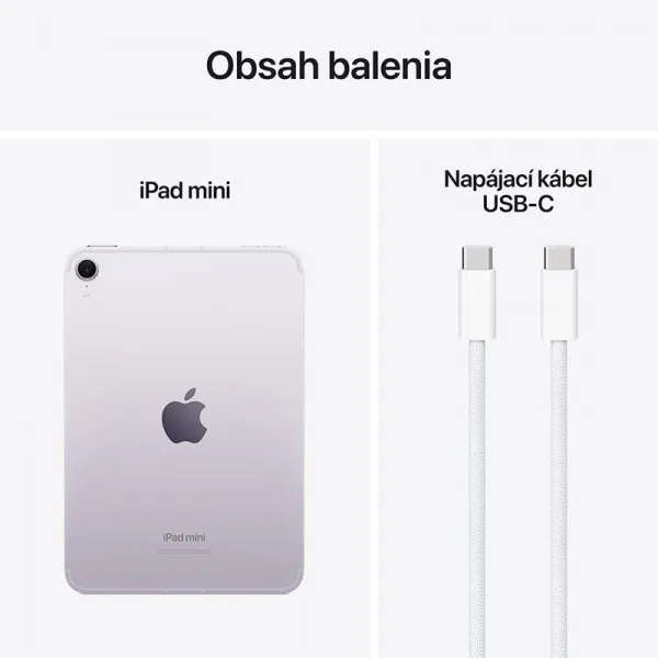 Apple iPad mini Wi-Fi + Cellular 256GB Fialový (2024) MXPY3HC/A