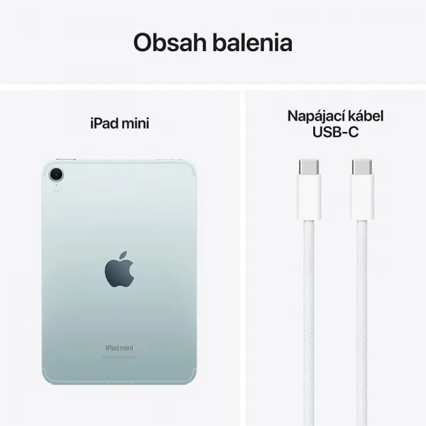 Apple iPad mini Wi-Fi + Cellular 128GB Modrý (2024) MXPP3HC/A