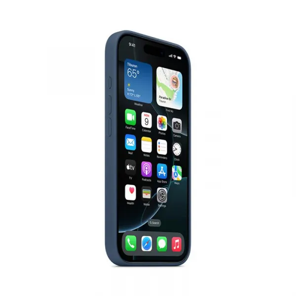 Apple iPhone 16 Pro Silicone Case with MagSafe - Denim MYYK3ZM/A