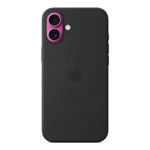 Apple iPhone 16 Plus Silicone Case with MagSafe - Black MYY93ZM/A