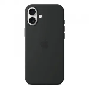 Apple iPhone 16 Plus Silicone Case with MagSafe - Black MYY93ZM/A
