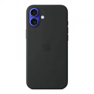 Apple iPhone 16 Plus Silicone Case with MagSafe - Black MYY93ZM/A