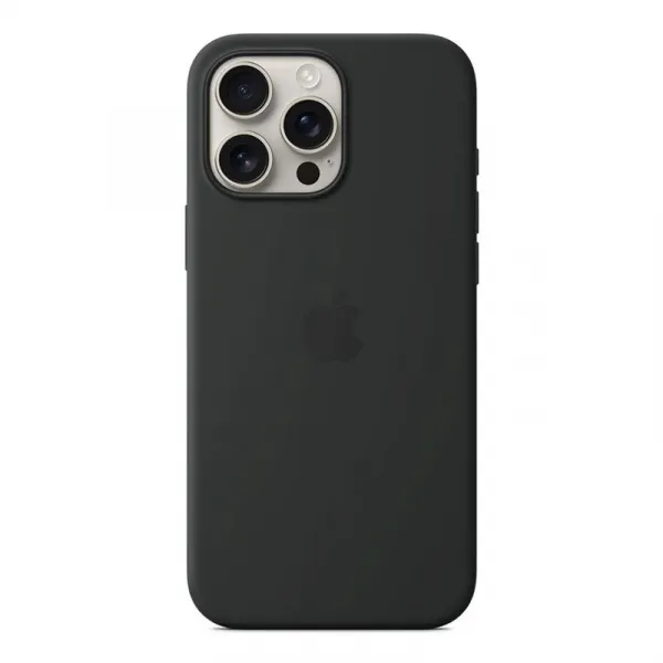 Apple iPhone 16 Pro Max Silicone Case with MagSafe - Black MYYT3ZM/A