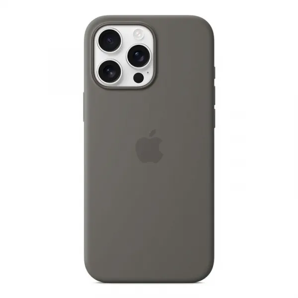 Apple iPhone 16 Pro Max Silicone Case with MagSafe - Stone Gray MYYV3ZM/A