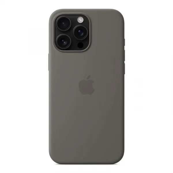 Apple iPhone 16 Pro Max Silicone Case with MagSafe - Stone Gray MYYV3ZM/A
