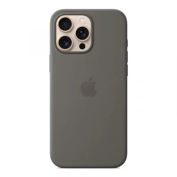 Apple iPhone 16 Pro Max Silicone Case with MagSafe - Stone Gray MYYV3ZM/A