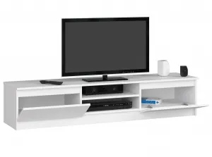 Ak furniture TV stolík Ronon 160 cm biely