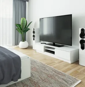 Ak furniture TV stolík Ronon 160 cm biely