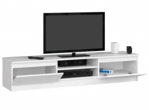 Ak furniture TV stolík Ronon 160 cm biely