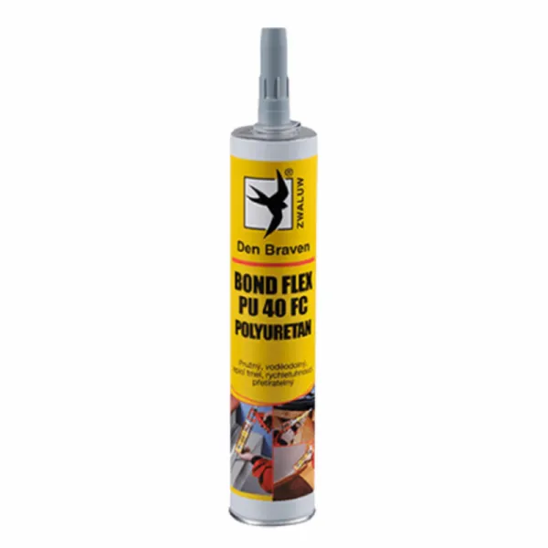 DEN BRAVEN Bond Flex PU 40 FC - polyuretánové lepidlo na budovy šedá 310 ml