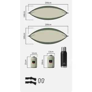 Naturehike Ultralight hamaka pro 2 osoby 690g Farba: Modrá