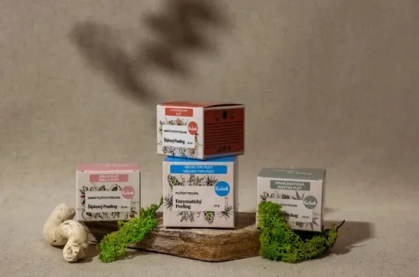 Kvitok Šípkový peeling pre mastnú a problematickú pleť 30 ml
