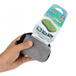 Naturehike Aeros – zelený cestovný nafukovací vankúšik