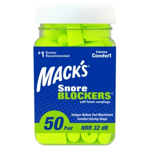 Mack's Snore Blockers Štuple proti chrápaniu 12 párov Veľkosť balenia: 1 pár
