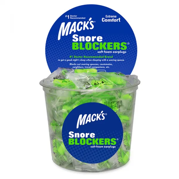 Mack's Snore Blockers Štuple proti chrápaniu 12 párov Veľkosť balenia: 1 pár