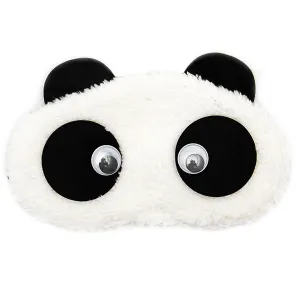 Maska na oči na spanie Panda Panda oči: srdce