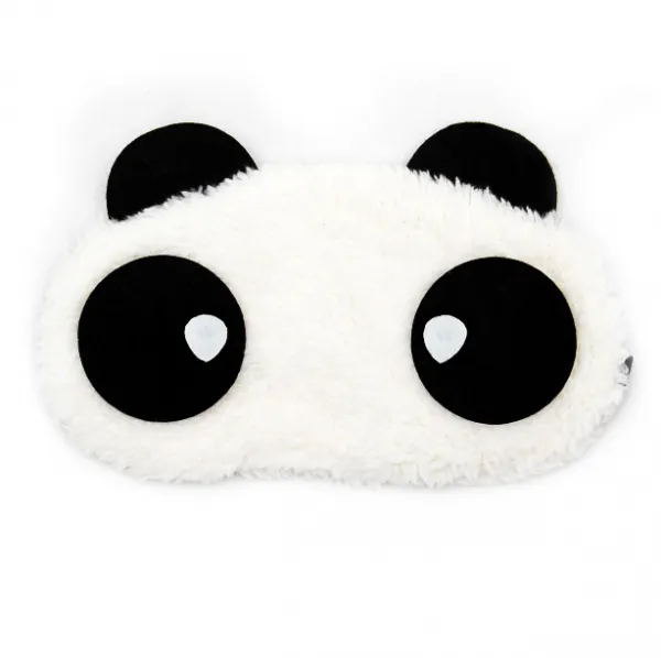Maska na oči na spanie Panda Panda oči: srdce
