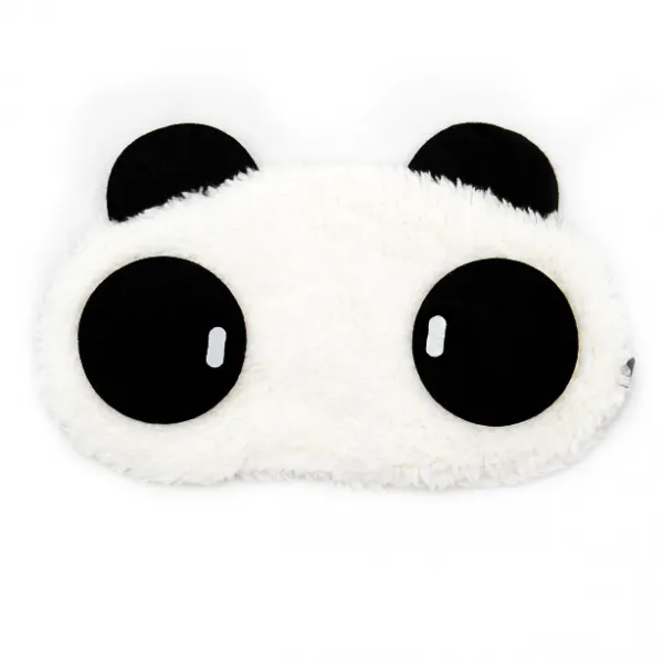 Maska na oči na spanie Panda Panda oči: srdce