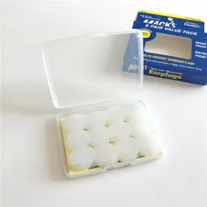 Mack's Pillow Soft® White Silikónové štuple do uší Veľkosť balenia: 1 pár