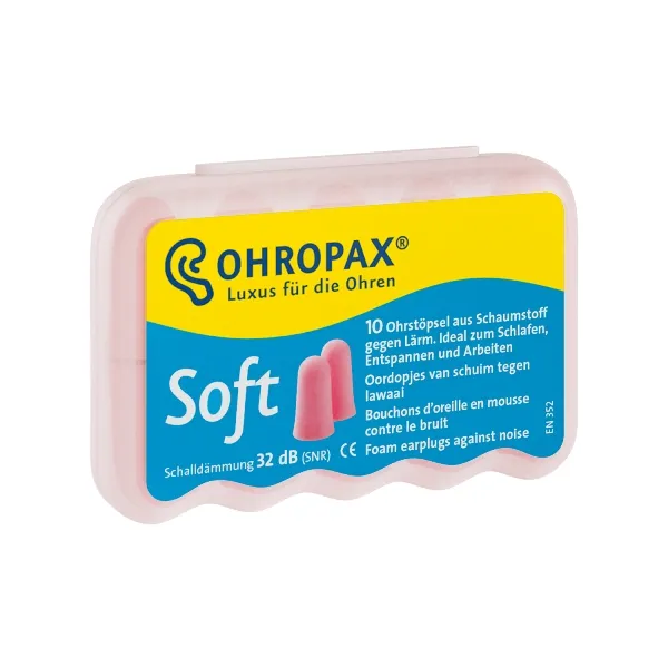 Ohropax Soft – 5 párov štuple do uší