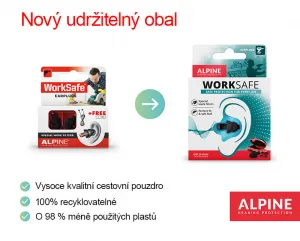 Alpine WorkSafe Štuple do uší proti hluku