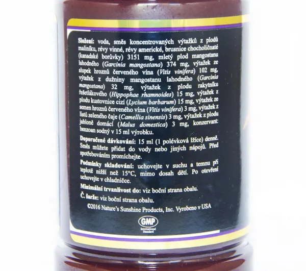 Nature's Sunshine Zambroza Najsilnejší antioxidant 458 ml