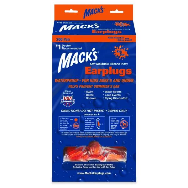 Mack's Mäkké tvarovateľné upchávky pre deti Veľkosť balenia: 1 pár