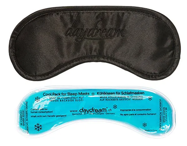Daydream Basic Black Čierna maska na oči na spanie