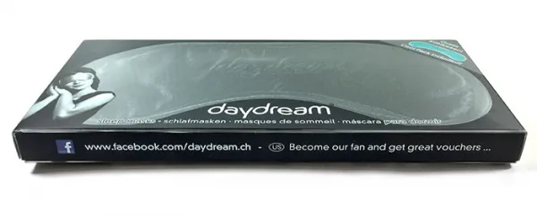 Daydream Basic Black Čierna maska na oči na spanie