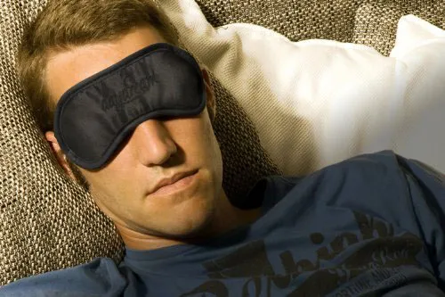 Daydream Basic Black Čierna maska na oči na spanie