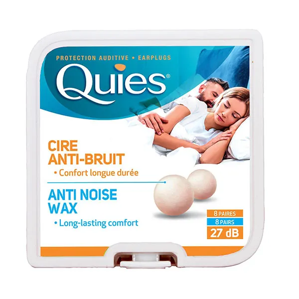 Quies Voskové štuple do uší 8 párov