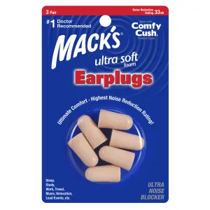 Mack's Ultra Soft Ultra mäkké štuple do uší Veľkosť balenia: 7 párov