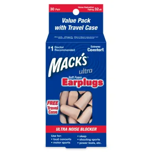 Mack's Ultra Soft Ultra mäkké štuple do uší Veľkosť balenia: 7 párov