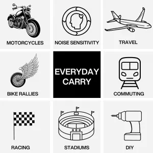 EarPeace Moto Štuple pre motorkárov