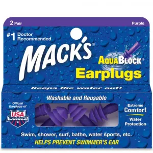 Mack's Aqua Block® - 2 páry Farba: Transparentná