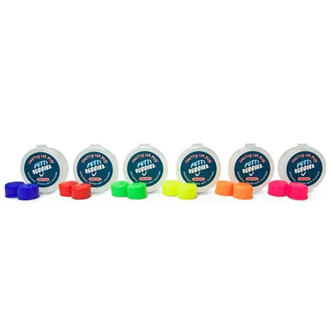 Putty Buddies – 1 pár plávajúcich silikónových štupľov do uší Farba: Modrá