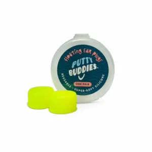 Putty Buddies – 1 pár plávajúcich silikónových štupľov do uší Farba: Modrá