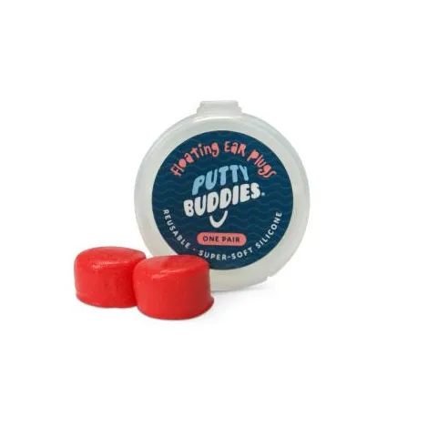 Putty Buddies – 1 pár plávajúcich silikónových štupľov do uší Farba: Modrá