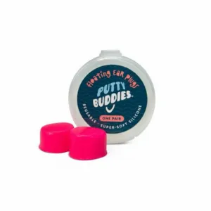 Putty Buddies – 1 pár plávajúcich silikónových štupľov do uší Farba: Modrá