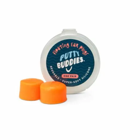 Putty Buddies – 1 pár plávajúcich silikónových štupľov do uší Farba: Modrá