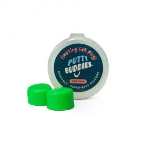 Putty Buddies – 1 pár plávajúcich silikónových štupľov do uší Farba: Modrá