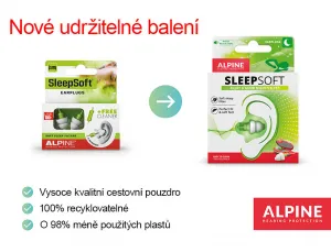 Alpine SleepSoft & Maska na oči na spanie