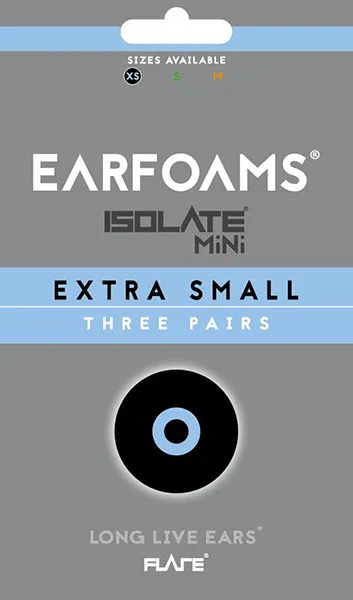 Earfoams® Isolate MiNi náhradné vankúšiky – 3 páry Veľkosť: S