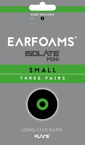 Earfoams® Isolate MiNi náhradné vankúšiky – 3 páry Veľkosť: M